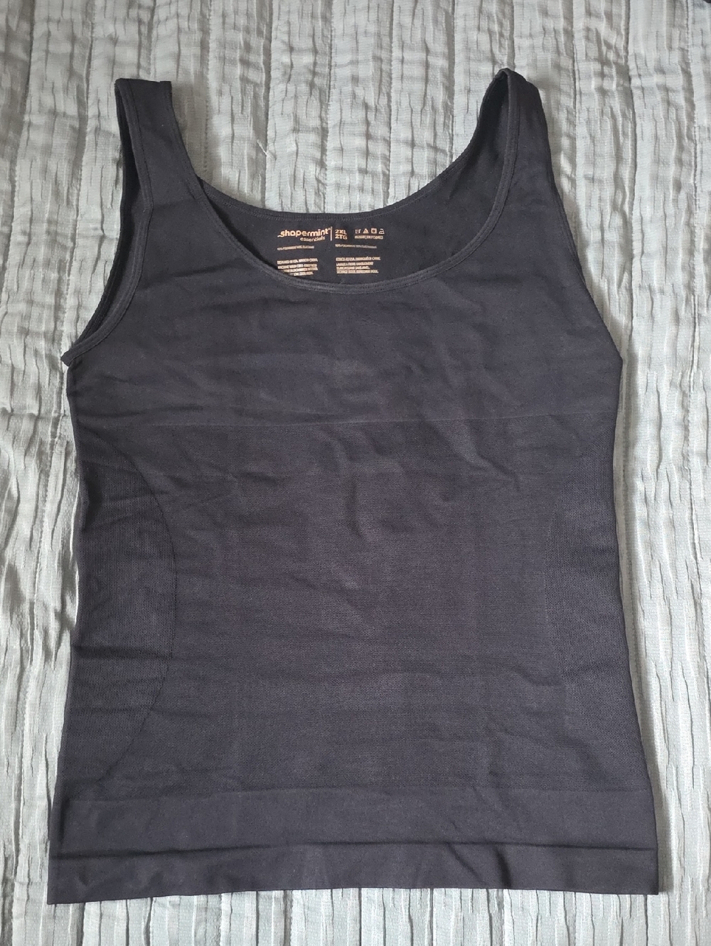 Shapermint Essentials Black Women's  Shapewear Tank